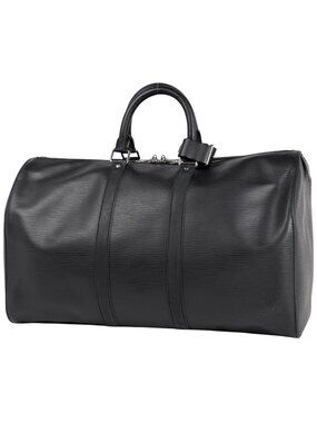 Louis Vuitton Keepall 45 Boston Bag Epi Noir